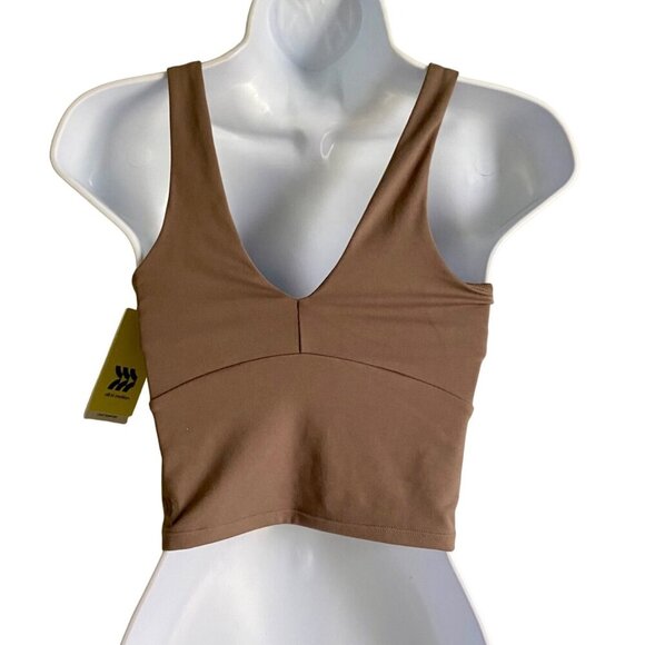 All In Motion Light Support Flex V-Neck Tank Bra XS 32A 32B NEW NWT - Picture 5 of 12